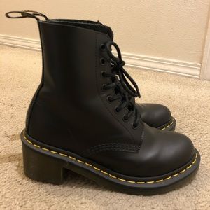 Dr. Martens Clemency Lace-Up Boots Smooth Black Women’s 7 EU 38